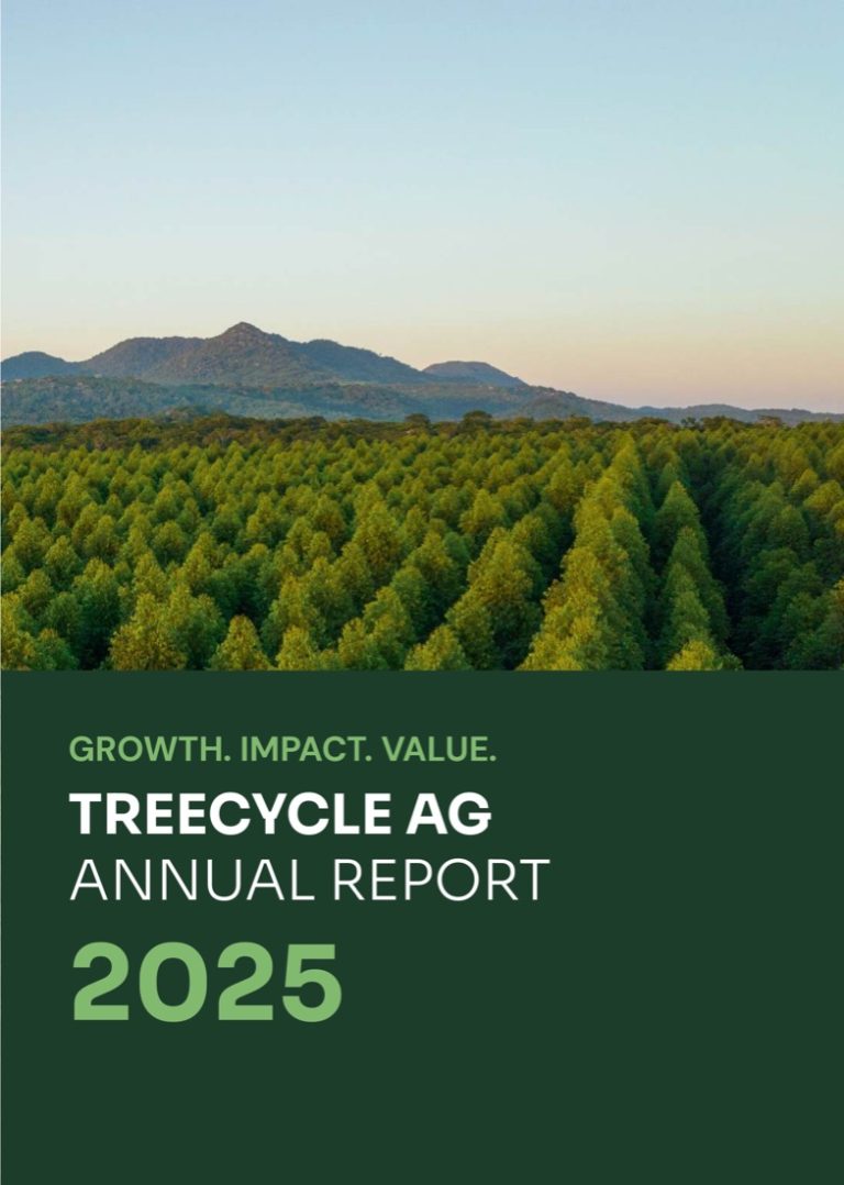 Cover of the TREECYCLE AG Annual Report 2025